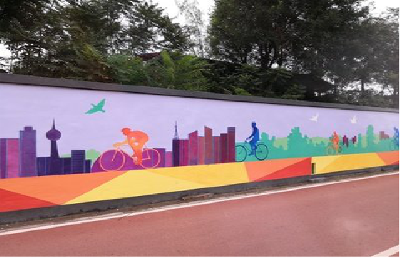 金川墙体彩绘-围墙