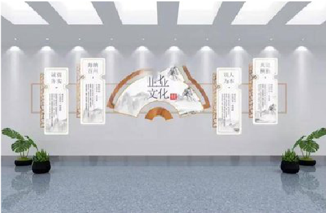 金川企业文化墙设计的核心要素。