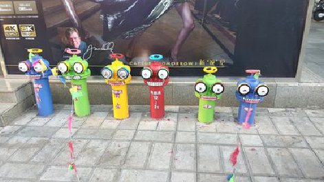 金川商业区彩绘