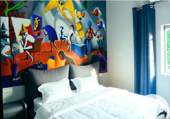 金川对于酒店的墙体彩绘而言更注重哪些方面？