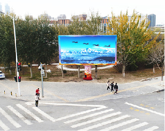 金川户外大屏广告投放要点。