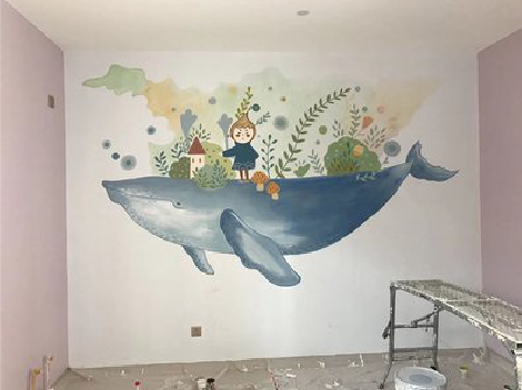 金川手绘墙的特点及优势。