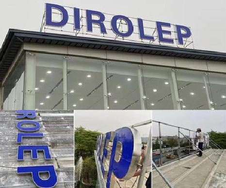 金川楼顶发光字安装的注意事项。